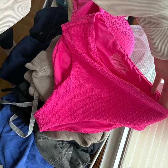 Victoria's Secret Hot Pink Textured Bikini - Picture 4 of 4